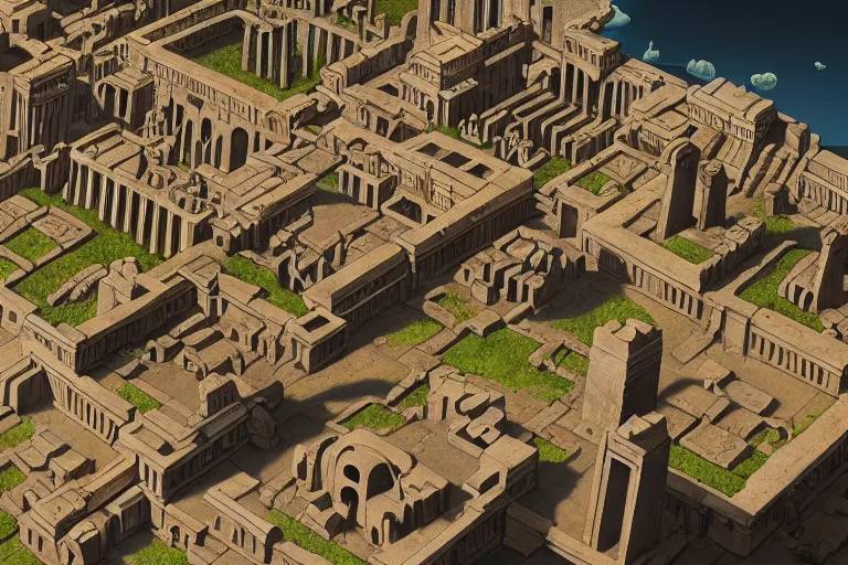 Prompt: an ancient roman city, by paolo eleuteri serpieri and tomer hanuka and chesley bonestell and daniel merriam and tomokazu matsuyama, clearly defined outlines, unreal engine, high resolution render, featured on artstation, octane, 8 k, highly intricate details, vivid colors