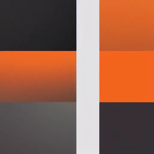 Prompt: motion graphics, black tones, orange tones, white tones