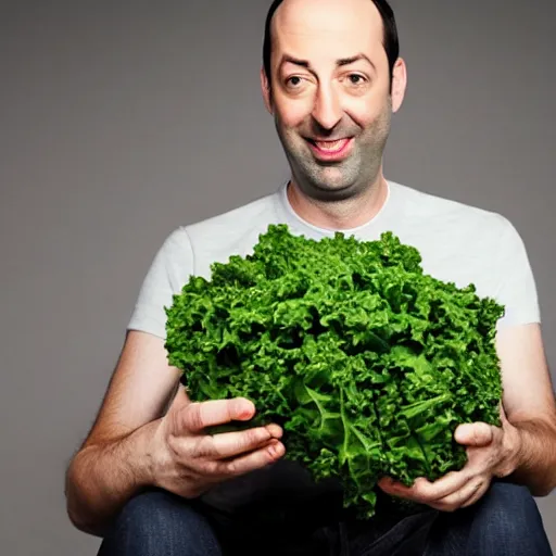 Image similar to tony hale as a pile of kale