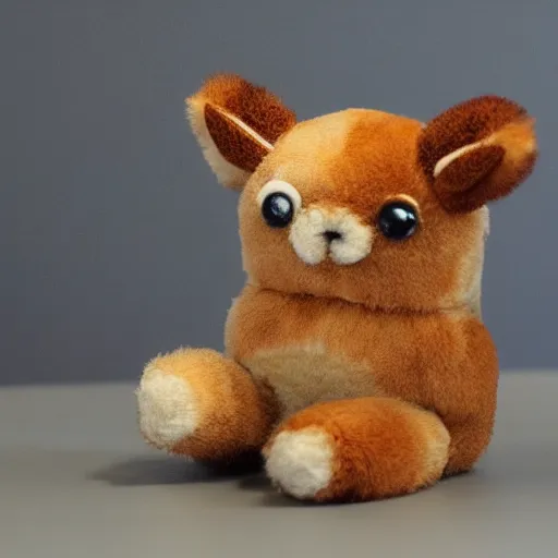 Prompt: fuzzy plushie of a dice