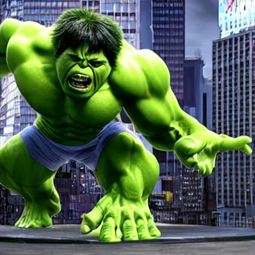 Image similar to hulk as giant spider 8 k,