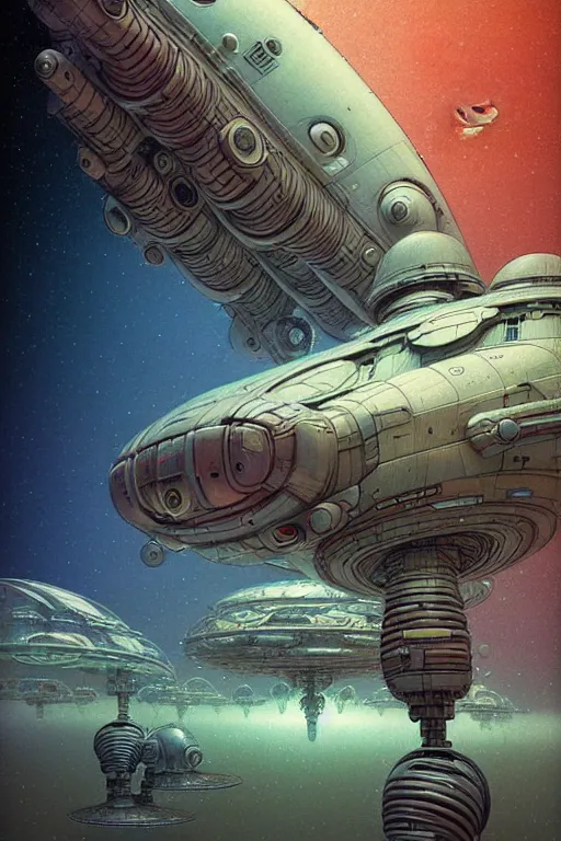 Image similar to design only! 2 0 5 0 s retro future art 1 9 7 0 s science fiction borders lines decorations space machine, mech, robot. muted colors. by jean - baptiste monge, ralph mcquarrie, marc simonetti, 1 6 6 7. mandelbulb 3 d, fractal flame, jelly fish, coral