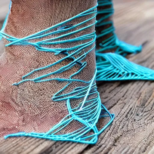 Image similar to wire socks made of wires