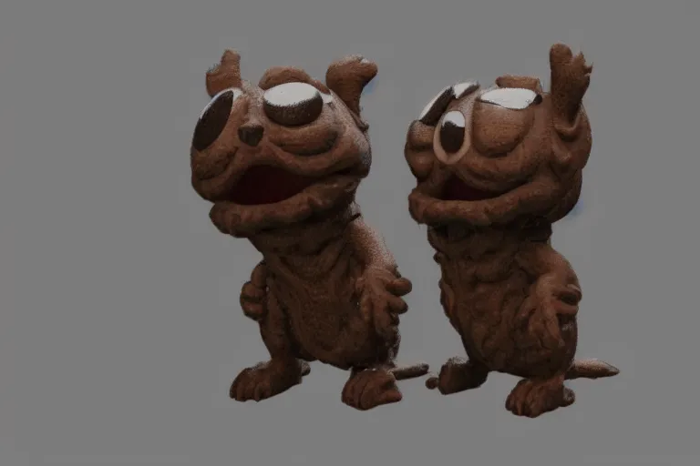 Image similar to huggy wuggy, rendered in unreal engine