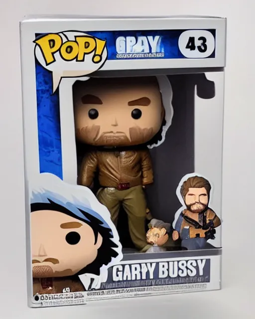Prompt: A Gary Busey Funko Pop. Photographic, photography