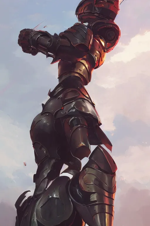 Image similar to Gorgeous armor cataphract by ilya kuvshinov, krenz cushart, Greg Rutkowski, trending on artstation