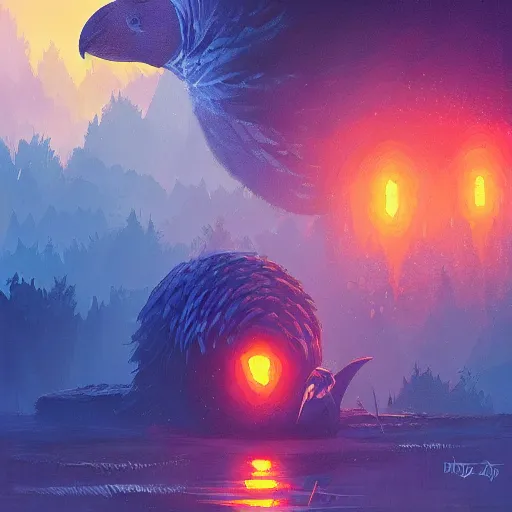 Prompt: a dodo bird, by anato finnstark, by alena aenami, by john harris, by ross tran, by wlop, by andreas rocha