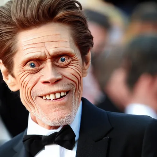 Image similar to willem dafoe as steve buscemi