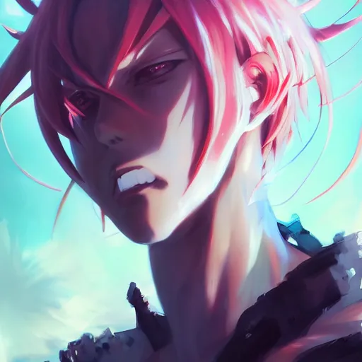 Prompt: anime portrait of Rage as an anime antagonist by Stanley Artgerm Lau, WLOP, Rossdraws, James Jean, Andrei Riabovitchev, Marc Simonetti, and Sakimichan, trending on artstation