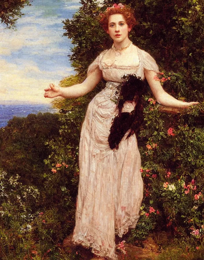 Prompt: a a portrait of Josie Conseco in a scenic environment by Sophie Anderson