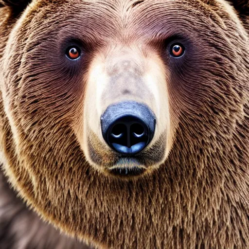 Prompt: a bear, 8 k, insanely detailed, realistic, elegant, studio photography