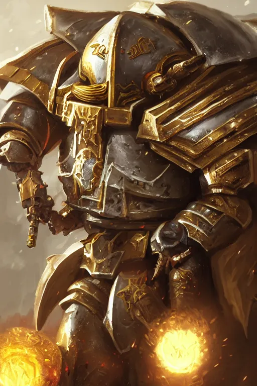 Image similar to armor portrait heros warhammer 4 0 k horus heresy fanart - the primarchs emperor by johannes helgeson animated with vfx concept artist & illustrator global illumination ray tracing hdr fanart arstation zbrush central hardmesh 8 k octane renderer comics stylized