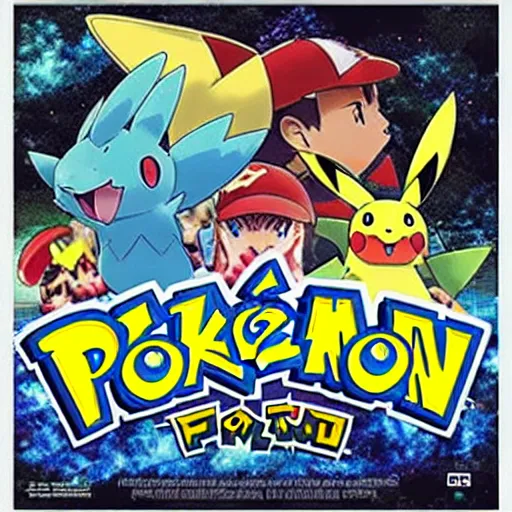 Image similar to pokemon the first movie on weed album cover