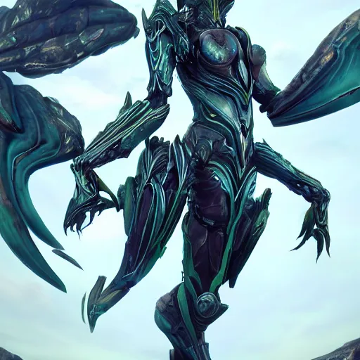 Image similar to high quality bug pov of a beautiful and stunning giant valkyr warframe, doing an elegant pose high above you, looms over you, about to step on you, unaware of your existence, slick elegant design, sharp claws, detailed shot legs-up, highly detailed art, epic cinematic shot, realistic, professional digital art, high end digital art, furry art, DeviantArt, artstation, Furaffinity, 8k HD render, epic lighting, depth of field