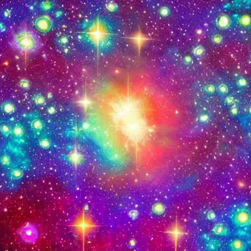 Prompt: Star Seeds Astronomy cosmic color scheme