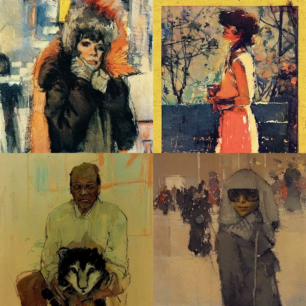 Image similar to “by Bernie Fuchs”