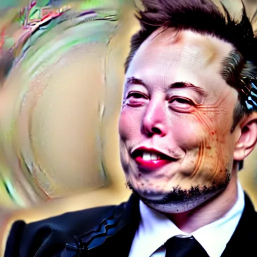 Image similar to elon musk smoking weed