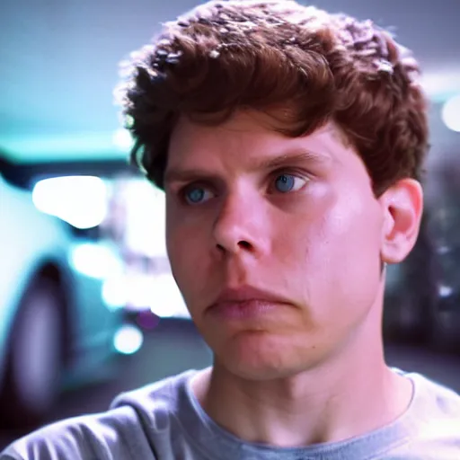 Image similar to Live Action Still of Jerma in Superbad, real life, hyperrealistic, ultra realistic, realistic, highly detailed, epic, HD quality, 8k resolution, body and headshot, film still