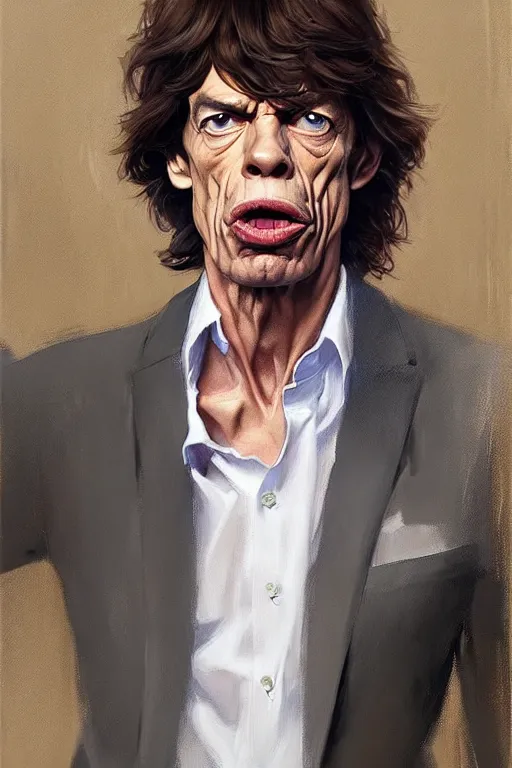 Image similar to mick jagger working in a winery, animation pixar style, by magali villeneuve, artgerm, jeremy lipkin and michael garmash, rob rey and kentaro miura style, golden ratio, trending on art station