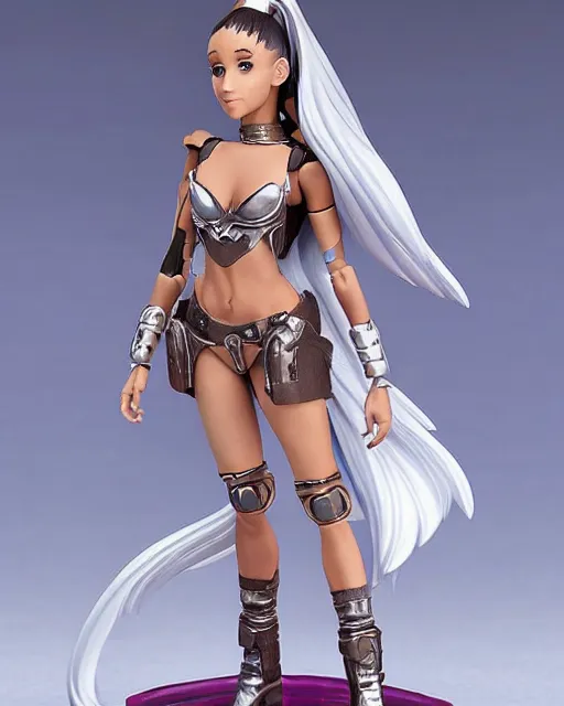 Image similar to ariana grande action figure. dnd, high fantasy. royo, artgem, wlop