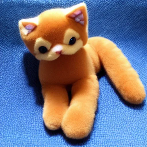 Image similar to cute kitten stuffed animal