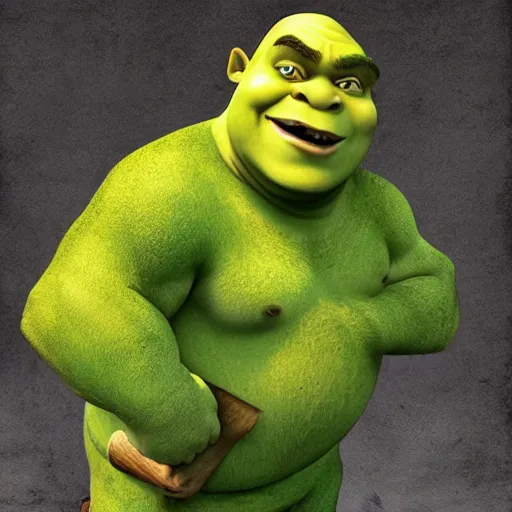 Image similar to shrek really angry