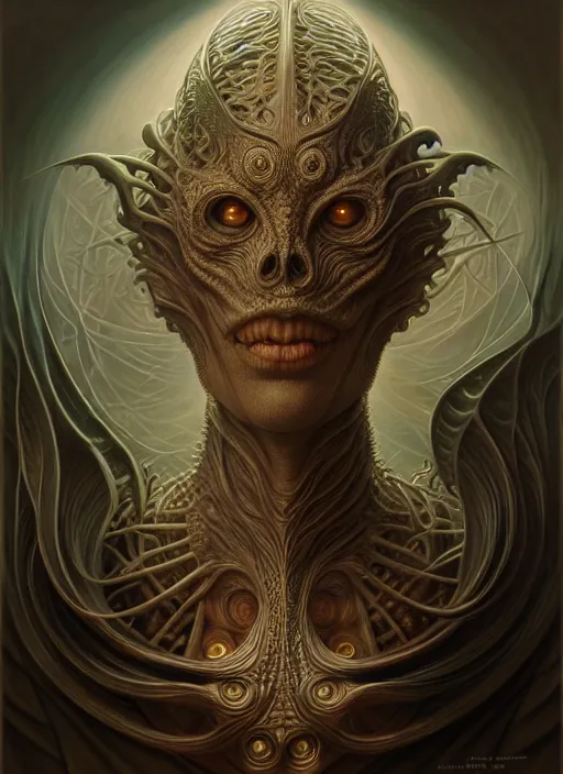 Image similar to portrait shot of cthulu, intricate, elegant, highly detailed, centered, digital painting, artstation, concept art, smooth, sharp focus, illustration, artgerm, tomasz alen kopera, peter mohrbacher, donato giancola, joseph christian leyendecker, wlop, boris vallejo