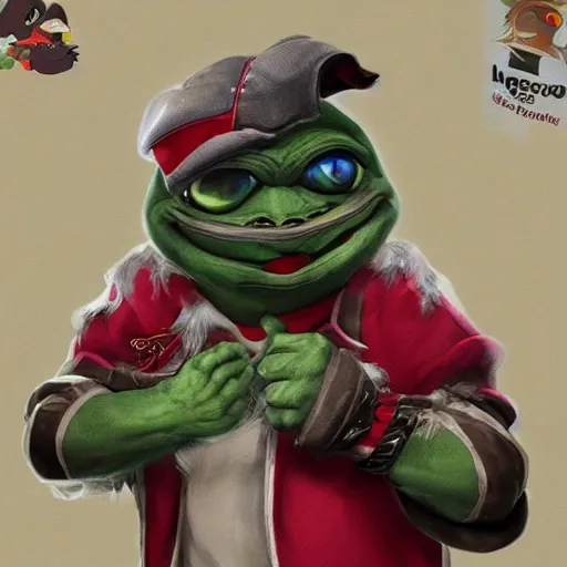 Image similar to pepe in dota