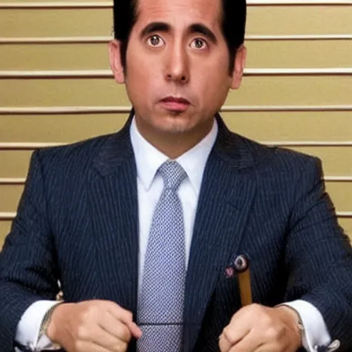 Prompt: japanese michael scott