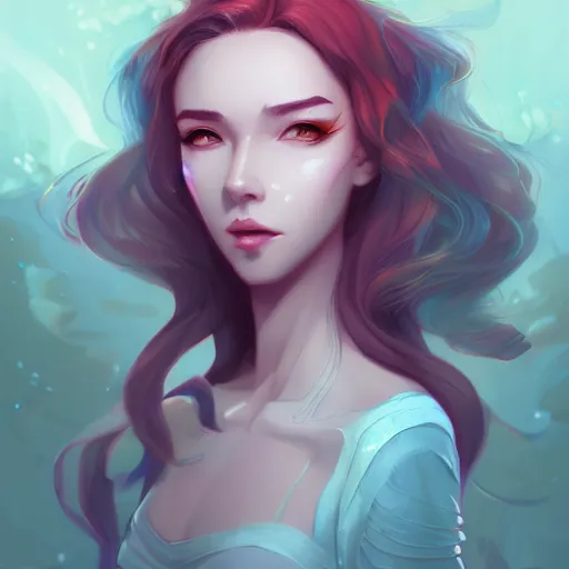 Image similar to a portrait of a beautiful woman, art by lois van baarle and loish and ross tran and rossdraws and sam yang and samdoesarts and artgerm, digital art, highly detailed, intricate, sharp focus, Trending on Artstation HQ, deviantart, unreal engine 5, 4K UHD image