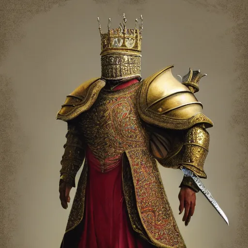 Image similar to highly detailed photorealistic painting of a capybara :: wearing a ultra detailed ornamented gold crown with diamonds, in a highly detailed medieval knight armor with red cape, standing in front of a photorealistic detailed castle, sharp focus in the style of ruan jia, Mandy jurgens, cinematic light, concept art, trending on artstation, ultra realistic, 8k octane render, unreal engine