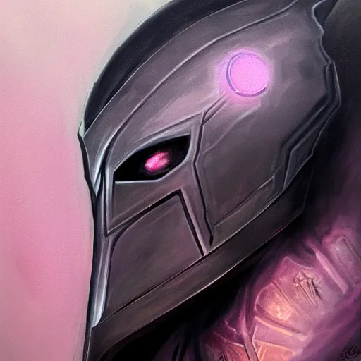 Prompt: void knight, closeup portrait art by kotaro chiba