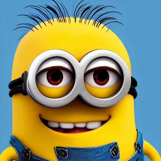 Image similar to a minion but with danny devito's face