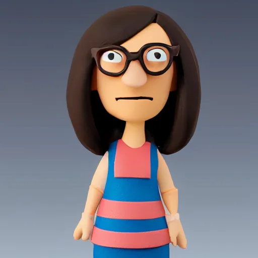 Image similar to Tina Belcher figure Made of clay