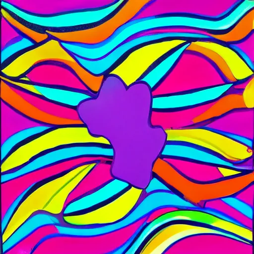 Image similar to rainbow emma warson. pop art.