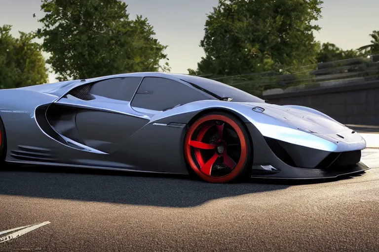 Image similar to photo wallpaper sport car gran turismo 7 forza horizon need for speed fast and furious 5 unreal engine supercar hypercar game concept car octane render, 4 khd 2 0 2 2 3 d cgi rtx style chrome reflexion global illumination ray tracing hdr arstation pixar and disney unreal