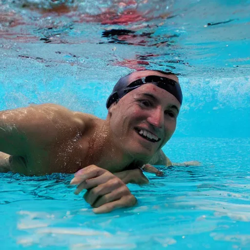 Image similar to achilles in a swimming pool in peru, photo