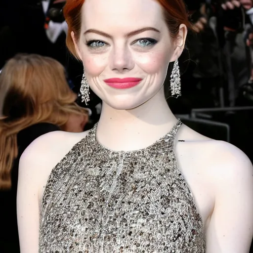 Prompt: emma stone is a new mother