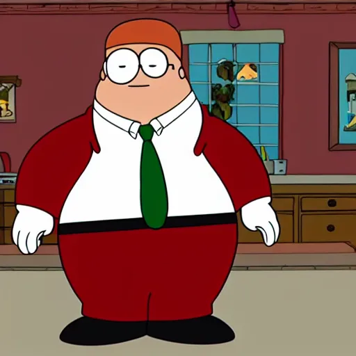 Prompt: peter griffin shouting in family guy season 1 9,