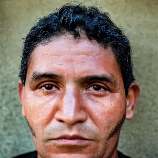 Image similar to real-life face portrait of a Colombian man in his 30s