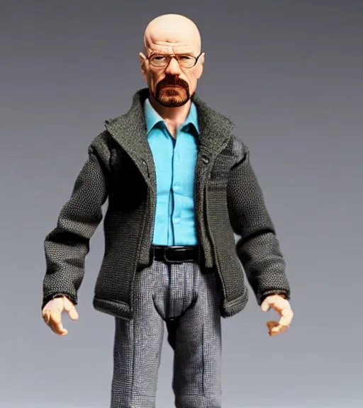 Prompt: Walter White action figure
