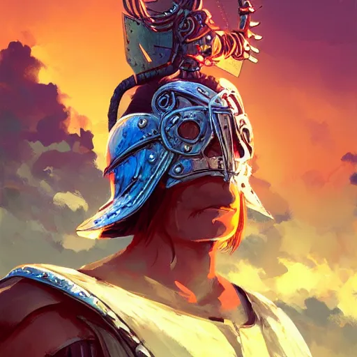 Image similar to cyberpunk viking helmet mask warrior goddess robot ninja fantasy, art gta 5 cover, official fanart behance hd artstation by jesper ejsing, by rhads, makoto shinkai and lois van baarle, ilya kuvshinov, ossdraws