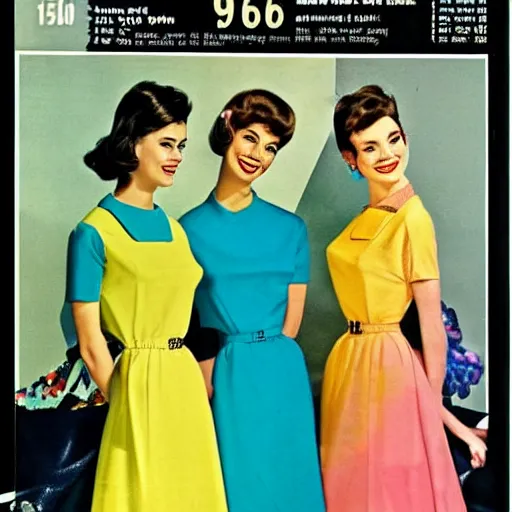 Image similar to trendy colors 1 9 6 0
