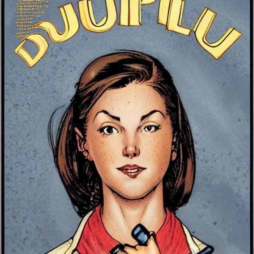 Image similar to Dupli-Kate from Invincible by Norman Rockwell.