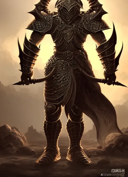 Image similar to intricate ornate heavy armor!! muscular and tall dnd male dragonborn!!!! draconian!! character concept art, sharp focus, octane render! unreal engine 5! highly rendered!! trending on artstation!! detailed linework!! illustration by artgerm, wlop, and chie yoshii