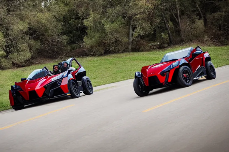 Prompt: lowered polaris slingshot