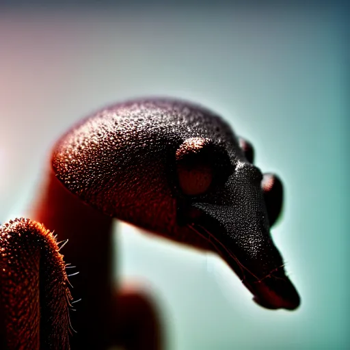 Image similar to a close - up shot of an ant overlooking a poodle of water, photography, hyperdetailed, 4 k