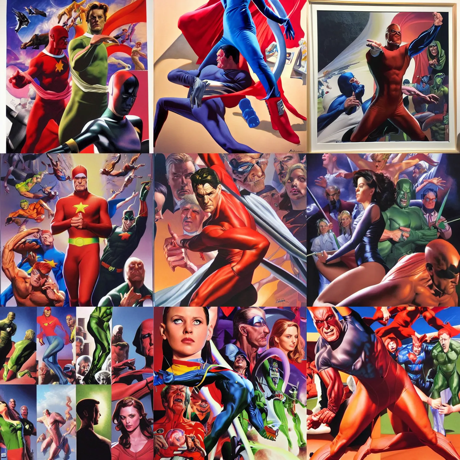 Prompt: artwork by Alex Ross