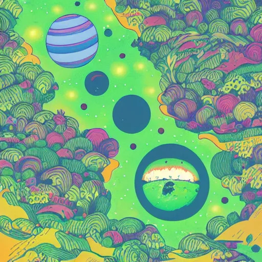 Prompt: a green grassy farm on the moon with earth seen in the distance by martine johanna and jeremiah ketner, detailed | elegant | trending on artstation