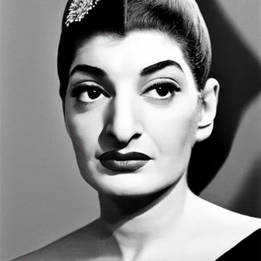 Prompt: symmetry, beautiful maria callas, cinematic shots